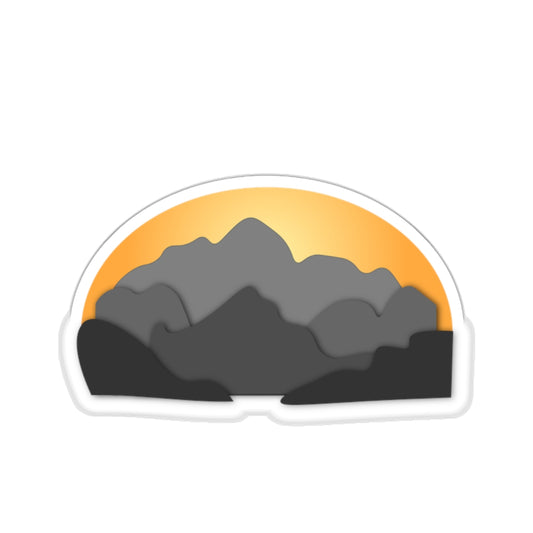 Sunset Mountain Sticker