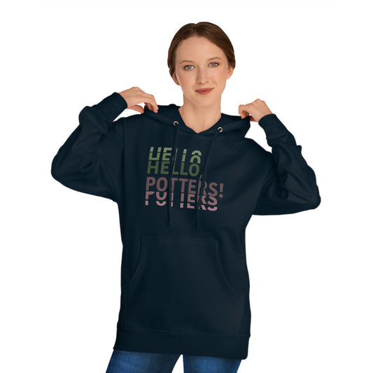 “Hello, Potters!” (Left) - Hooded Sweatshirt