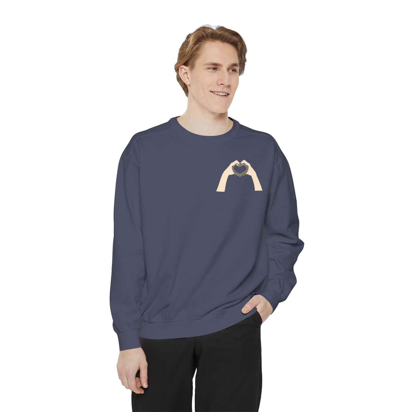 Clay Heart Hands 01 - Pocket Design Sweatshirt