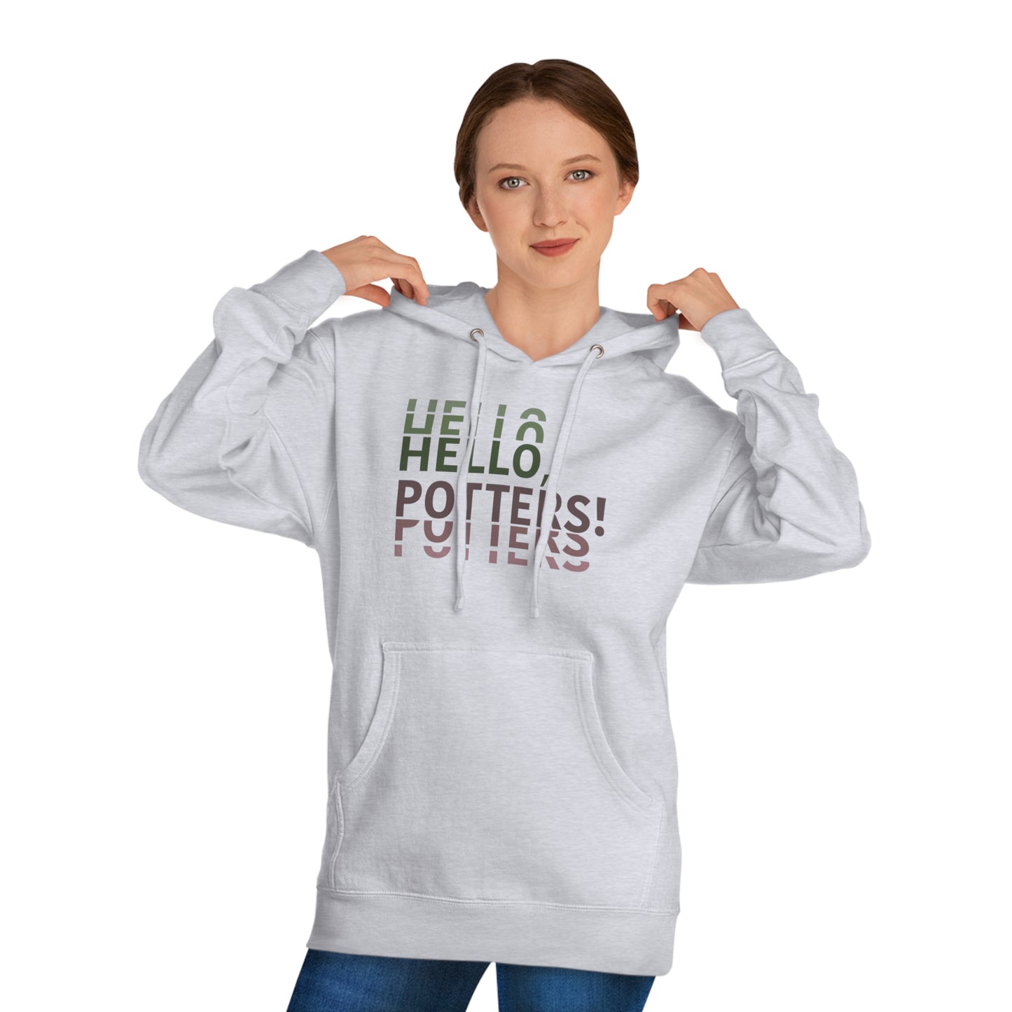 “Hello, Potters!” (Left) - Hooded Sweatshirt