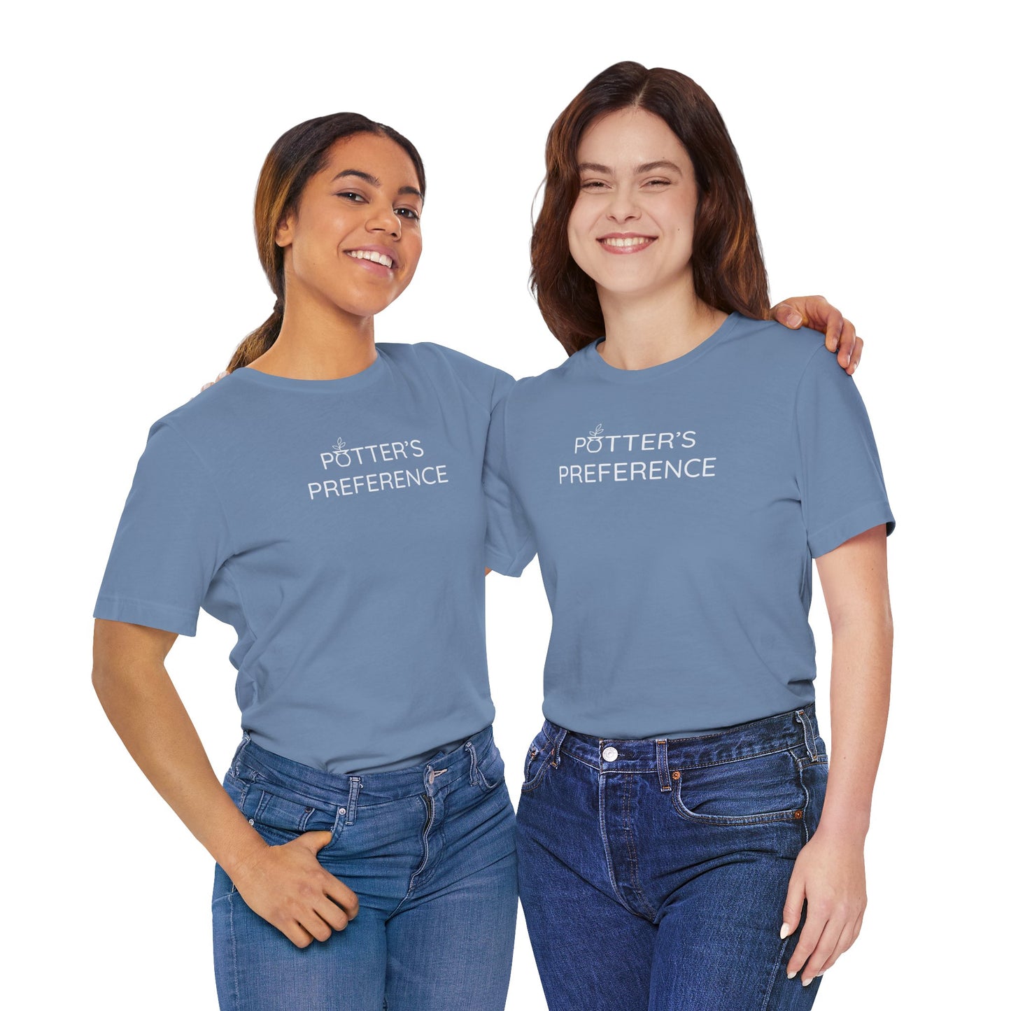 "Potter's Preference" White Text Unisex Text