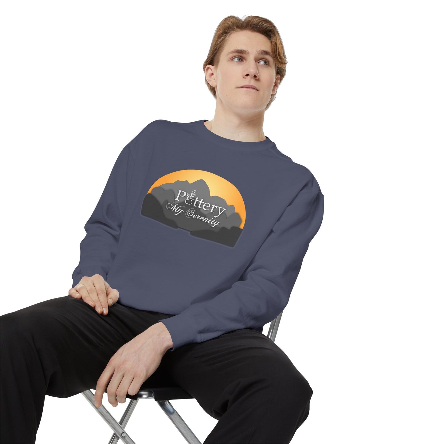 “Pottery My Serenity” Mountain Sweatshirt