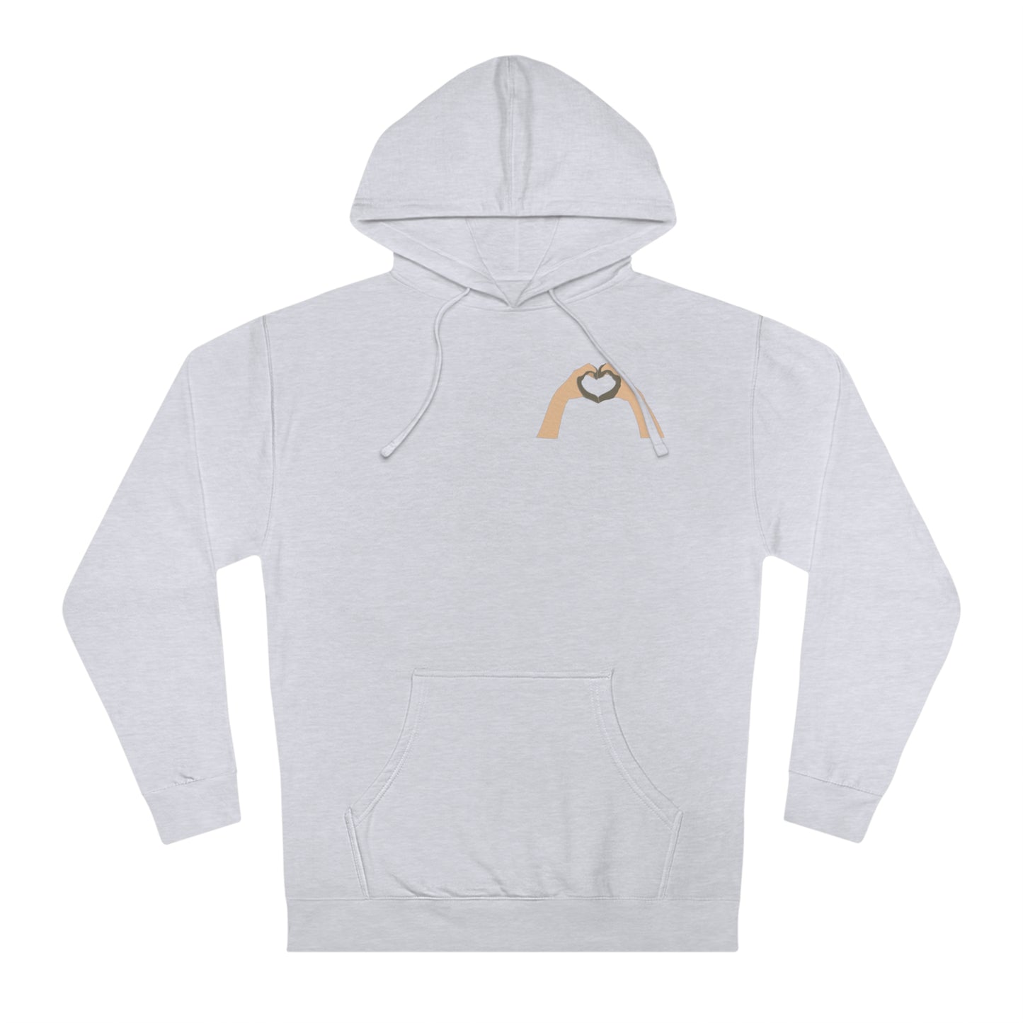 Clay Heart Hands 02 - Pocket Design Hooded Sweatshirt