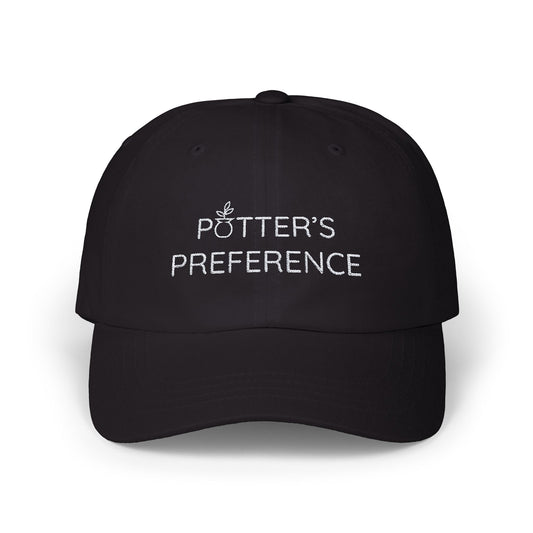 Embroidered "Potter's Preference" Black Baseball Cap