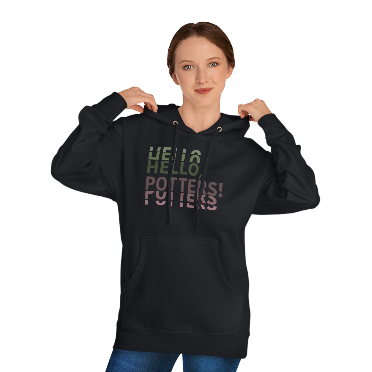 “Hello, Potters!” (Left) - Hooded Sweatshirt