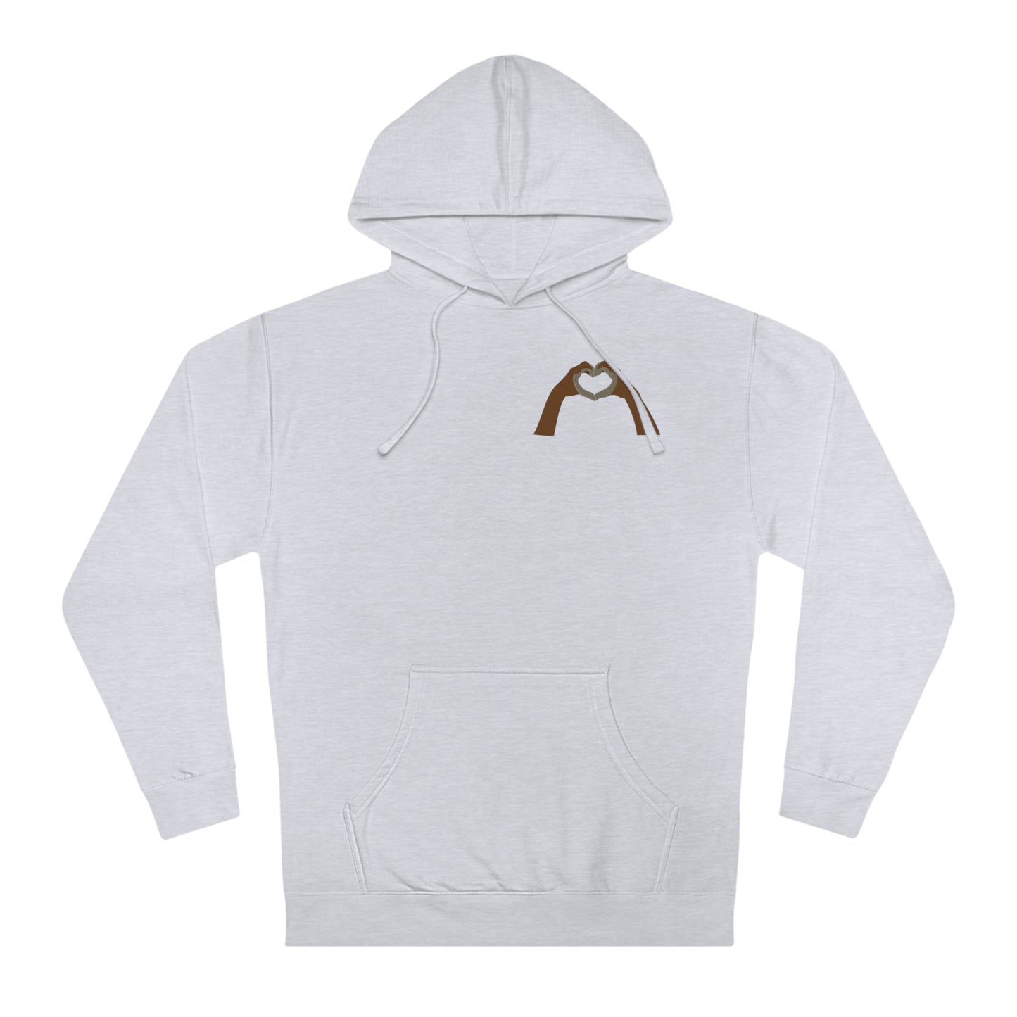 Clay Heart Hands 06 - Pocket Design Hooded Sweatshirt