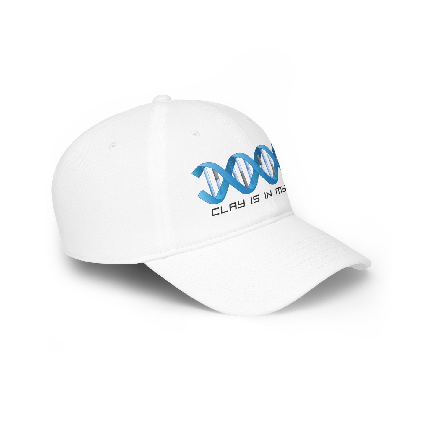 White "Clay Is In My DNA" Baseball Cap