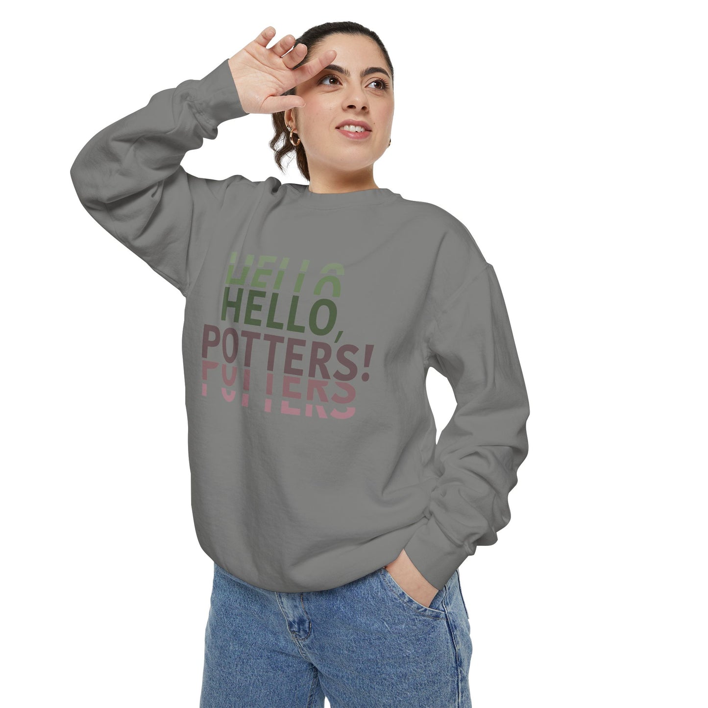 “Hello, Potters!” (Center) Sweatshirt