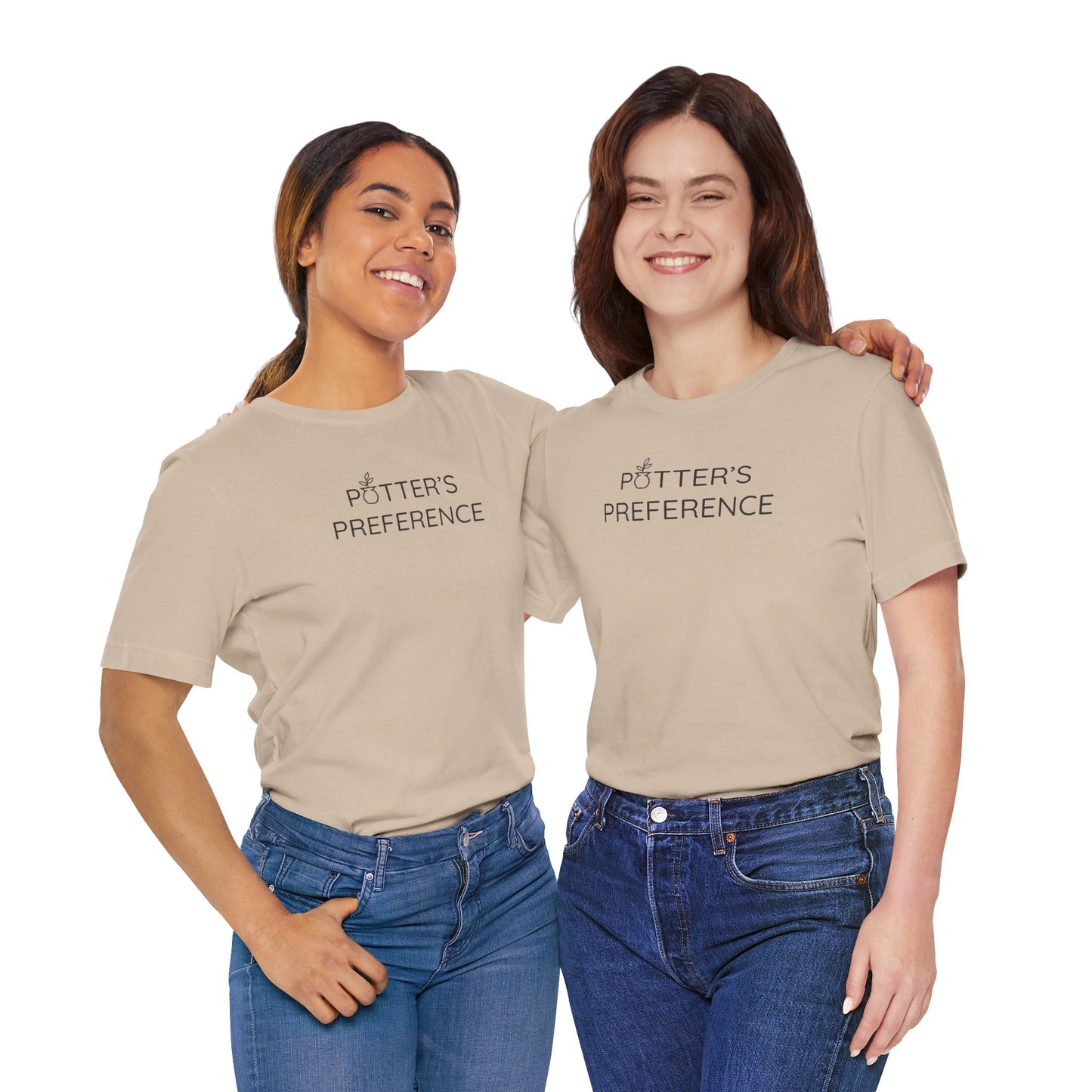 "Potter's Preference" Black Text Unisex Text