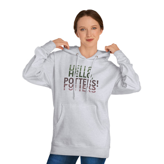 “Hello, Potters!” (Center) Hooded Sweatshirt