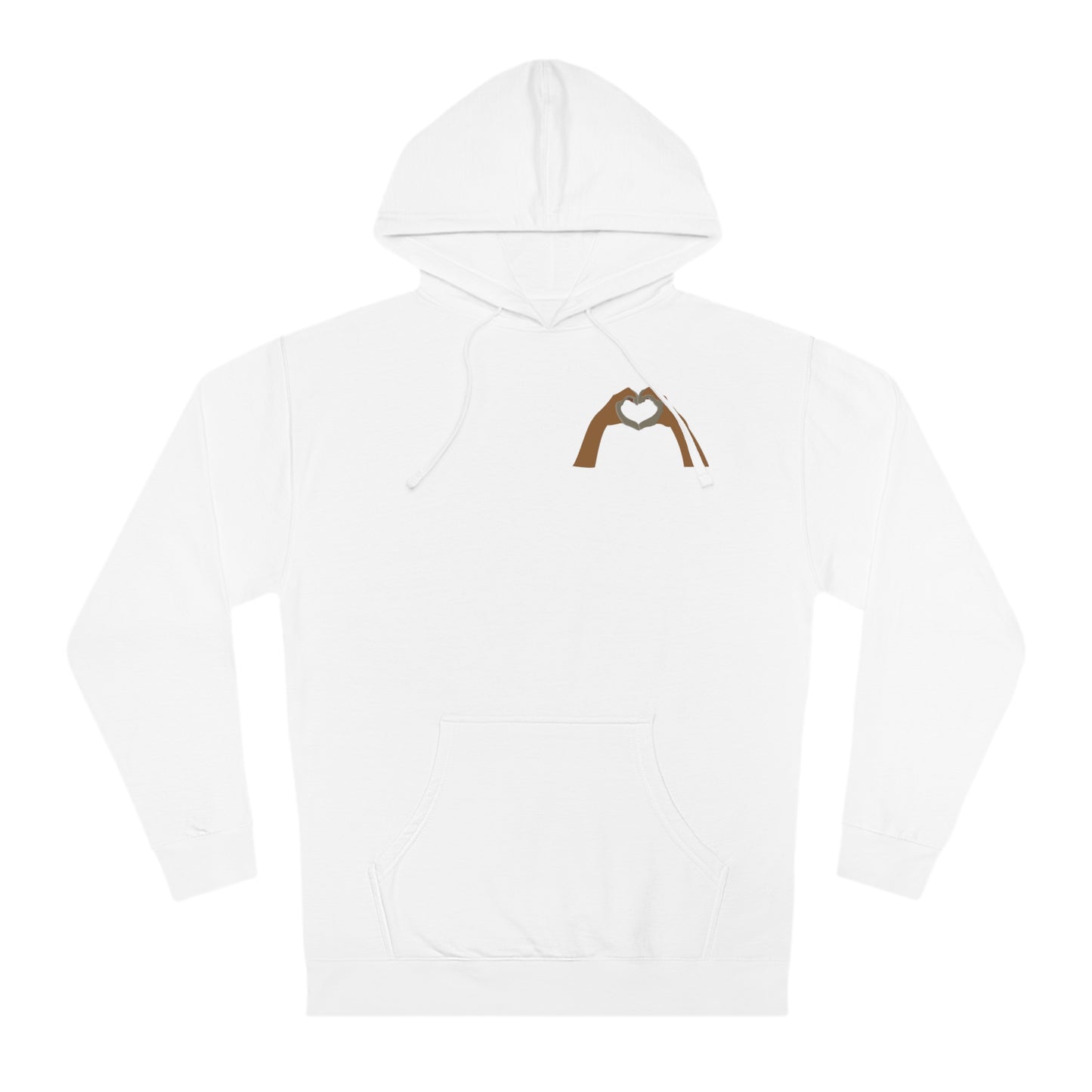 Clay Heart Hands 05 - Pocket Design Hooded Sweatshirt