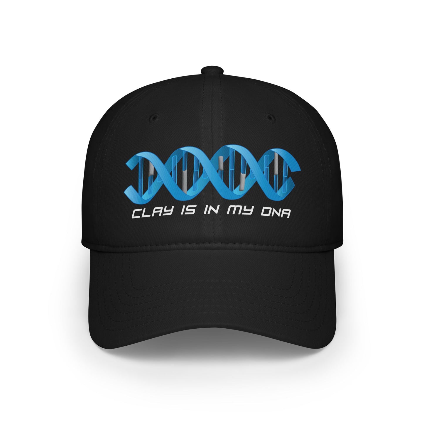 Black "Clay Is In My DNA" Baseball Cap