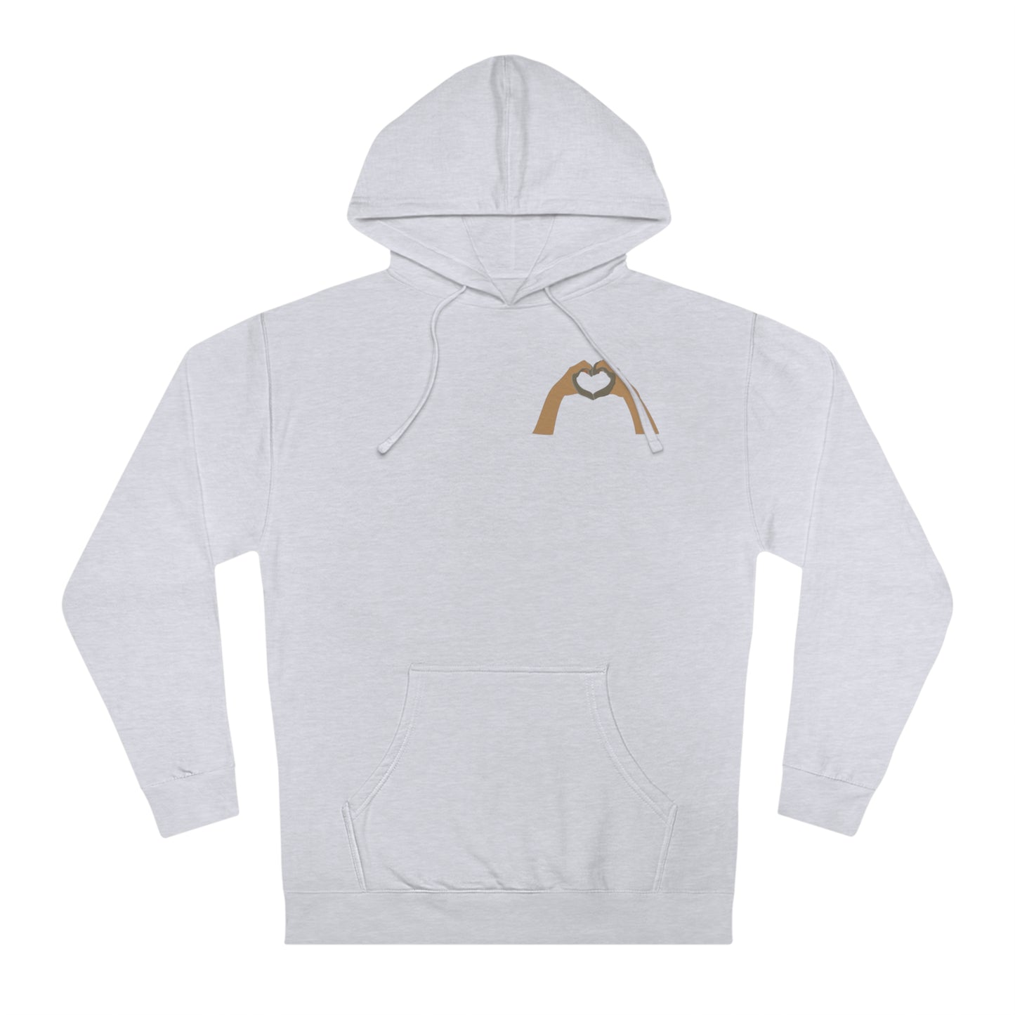 Clay Heart Hands 04 - Pocket Design Hooded Sweatshirt