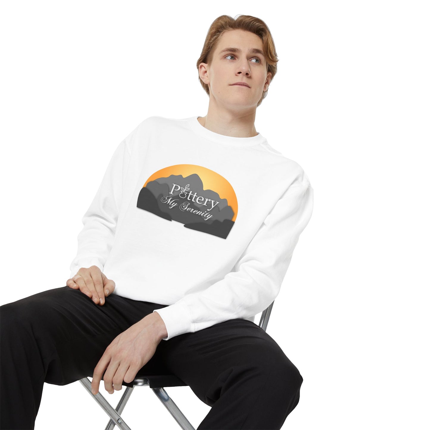 “Pottery My Serenity” Mountain Sweatshirt