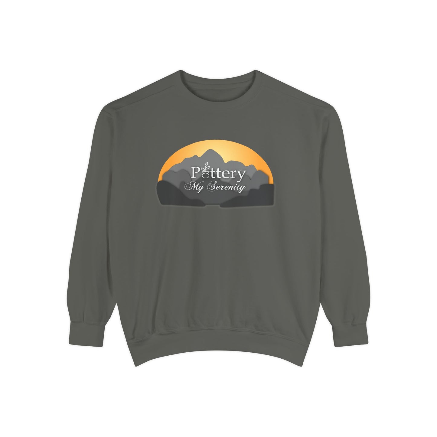 “Pottery My Serenity” Mountain Sweatshirt