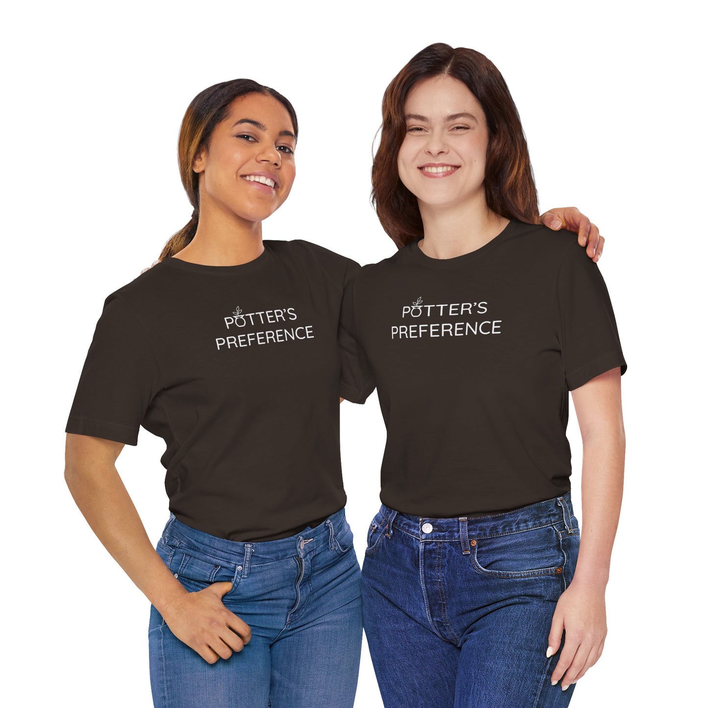 "Potter's Preference" White Text Unisex Text