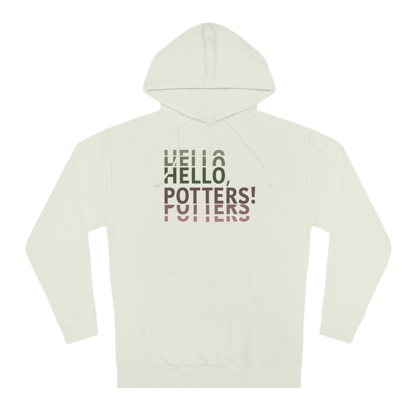 “Hello, Potters!” (Left) - Hooded Sweatshirt