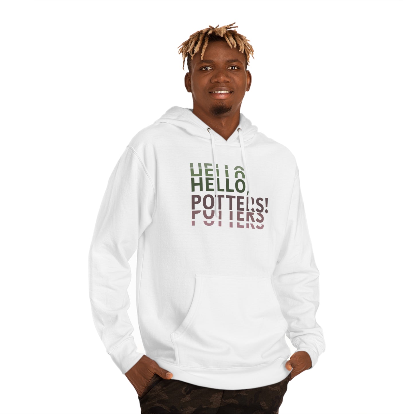 “Hello, Potters!” (Left) - Hooded Sweatshirt