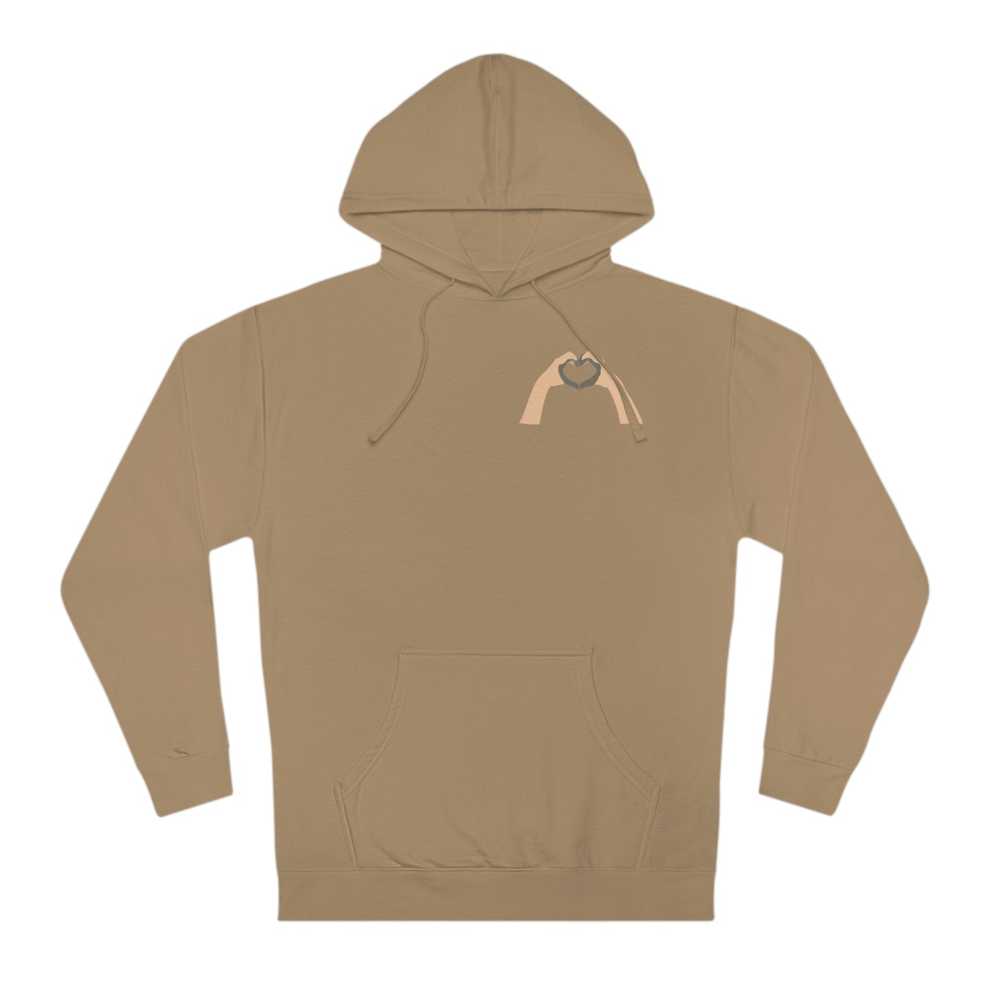 Clay Heart Hands 02 - Pocket Design Hooded Sweatshirt