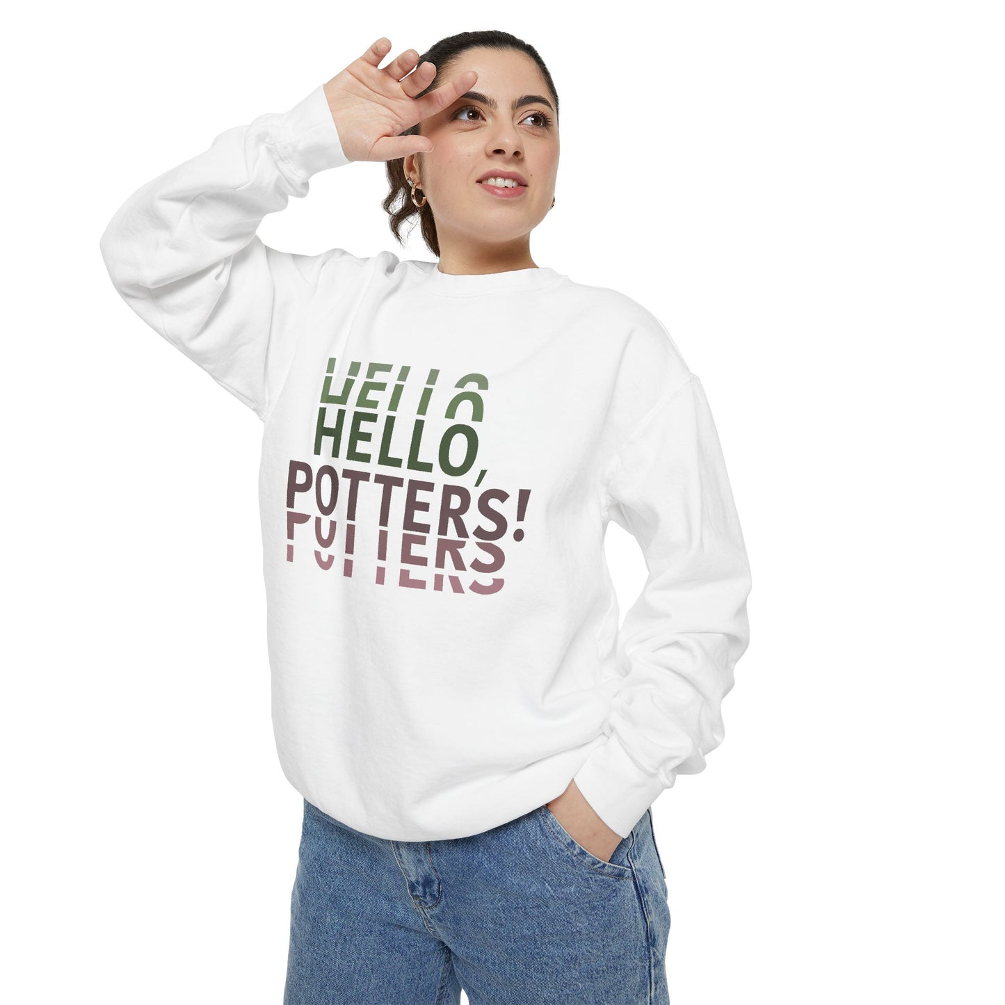 “Hello, Potters!” (Center) Sweatshirt