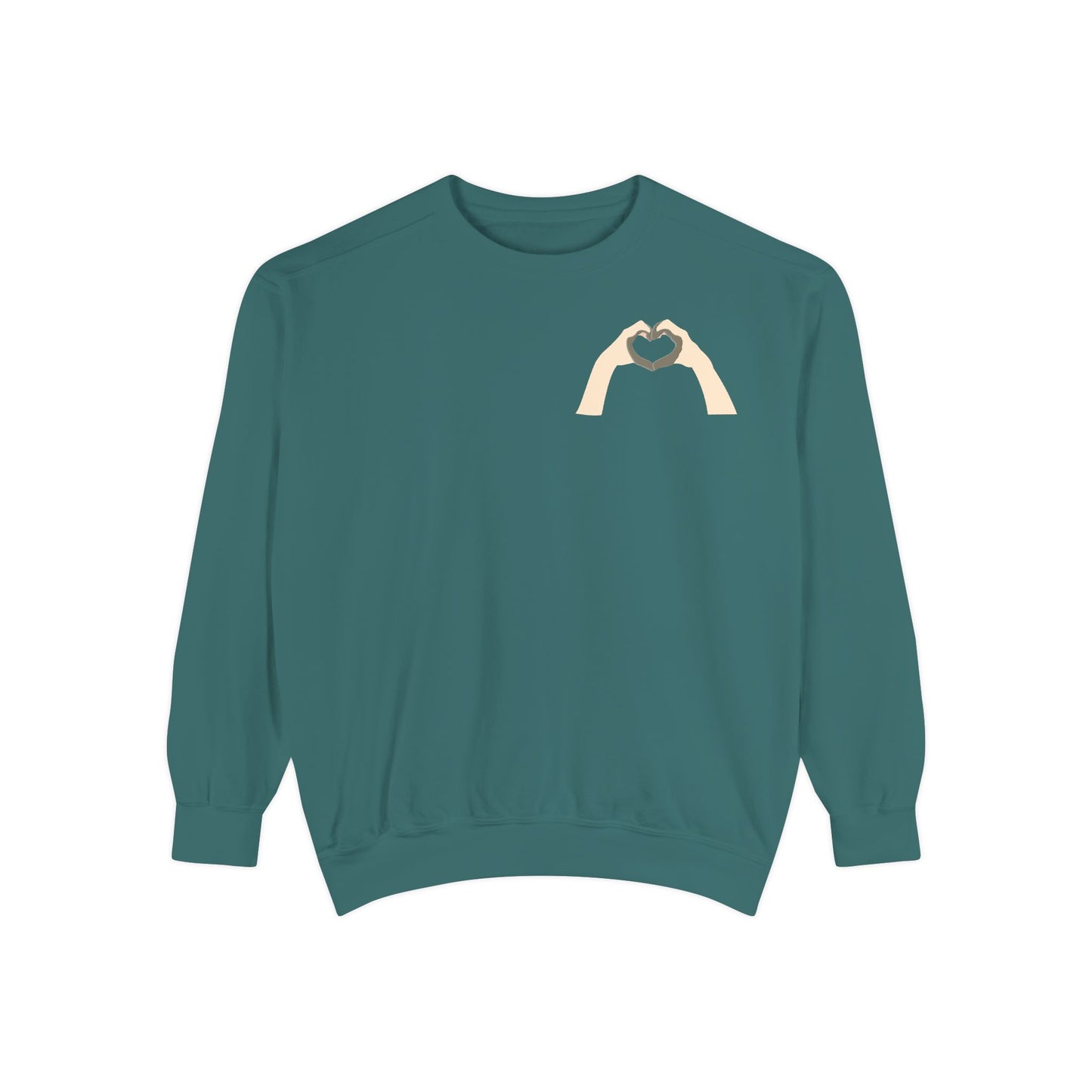 Clay Heart Hands 01 - Pocket Design Sweatshirt