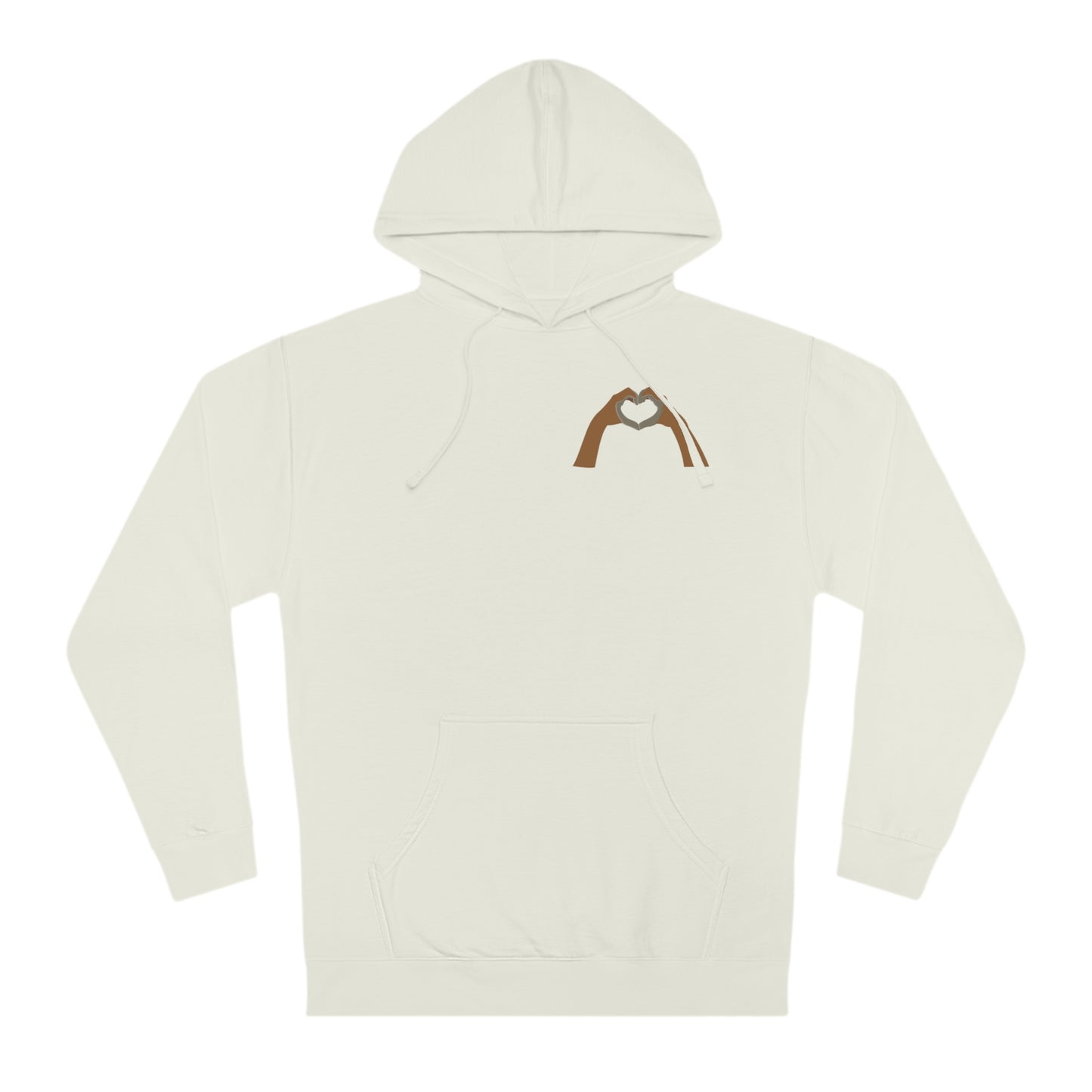 Clay Heart Hands 05 - Pocket Design Hooded Sweatshirt