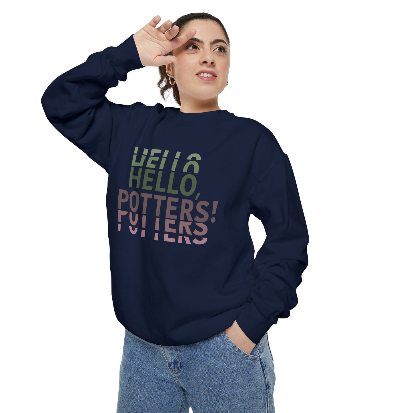 “Hello, Potters!” (Center) Sweatshirt