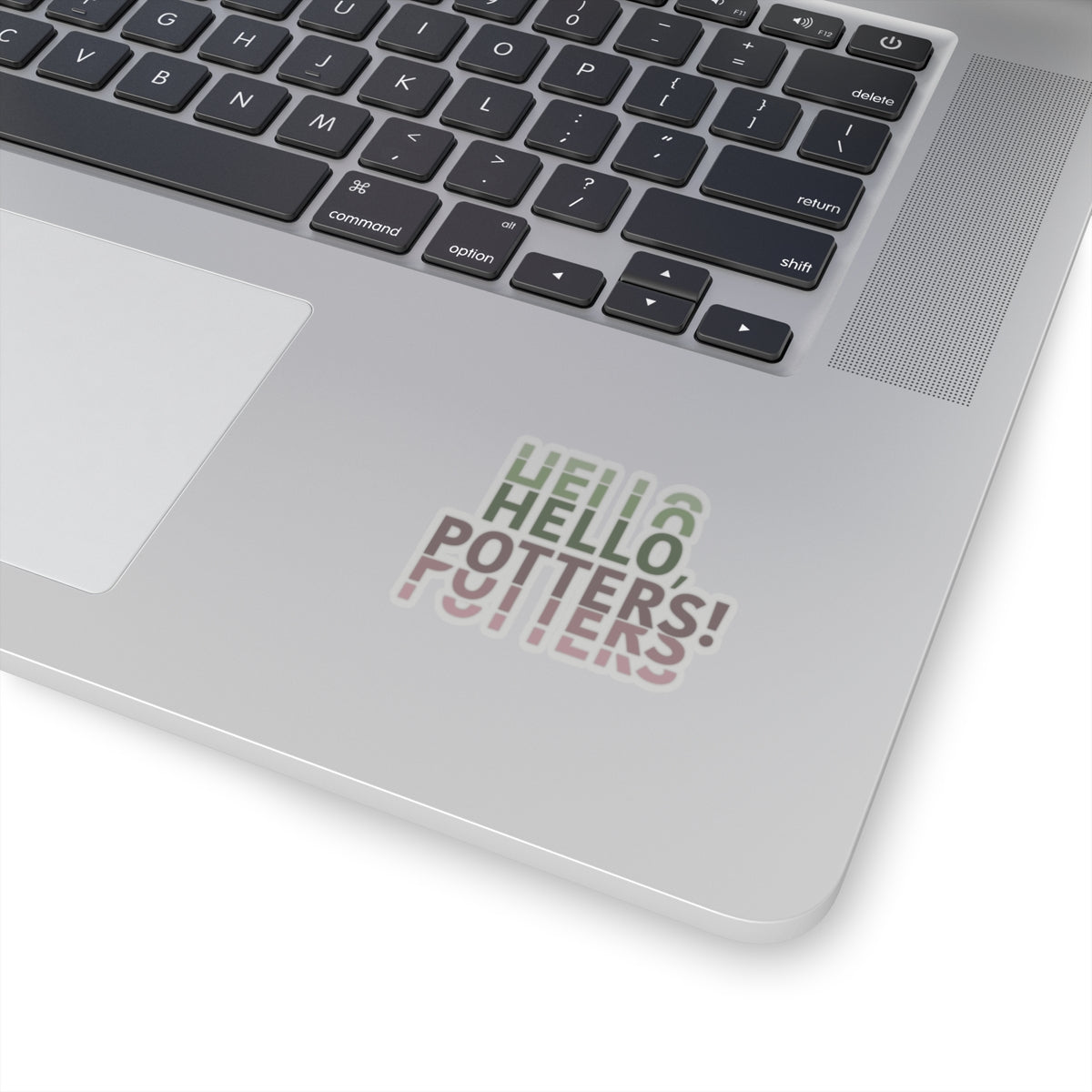 "Hello, Potters!" Sticker (Center)