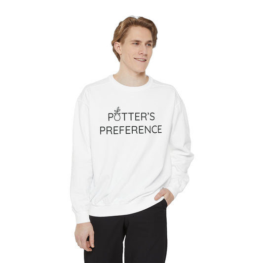 "Potter's Preference" Black Text Sweatshirt