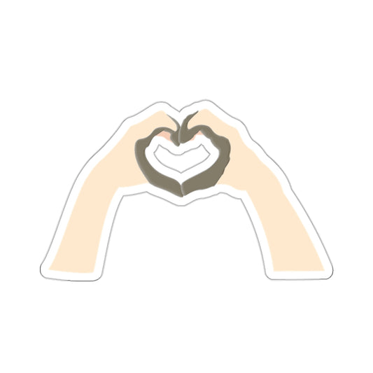 Clay Heart Hands 01 - Sticker