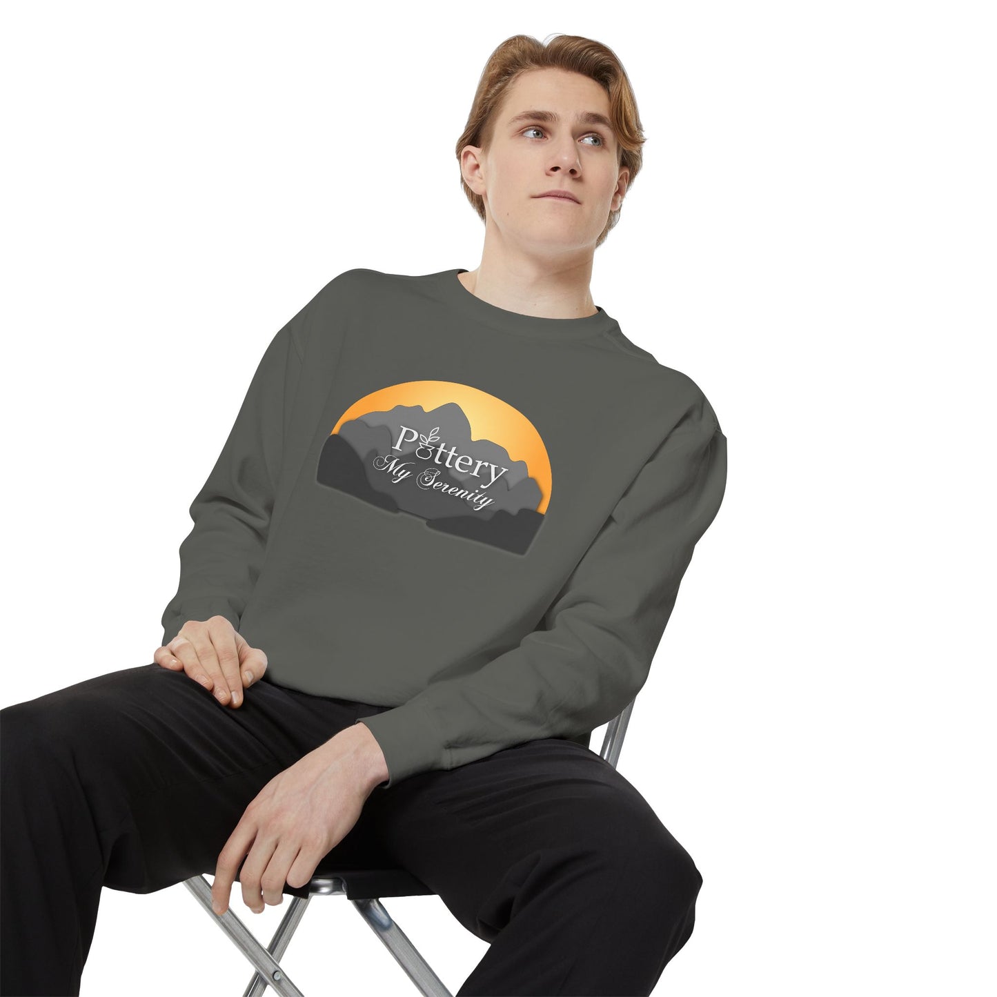 “Pottery My Serenity” Mountain Sweatshirt