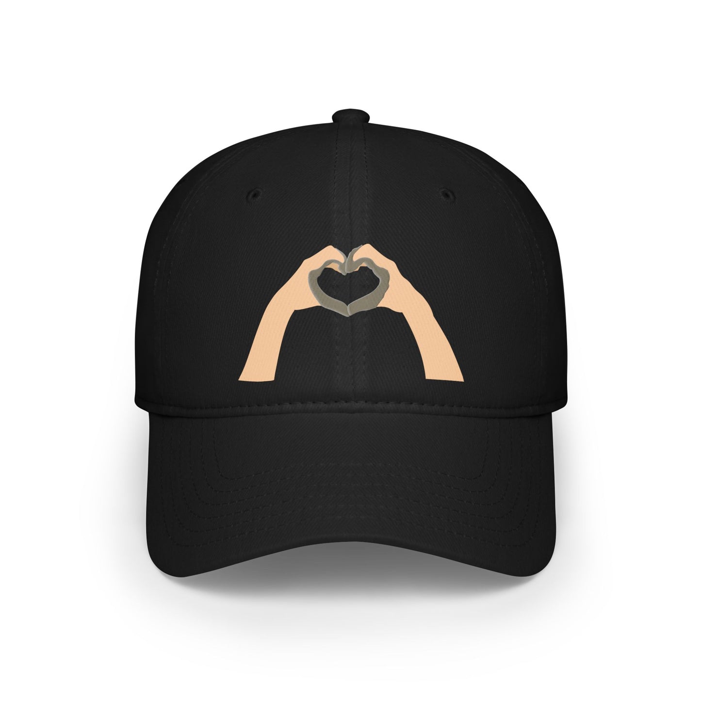 Clay Heart Hands 02 Baseball Cap