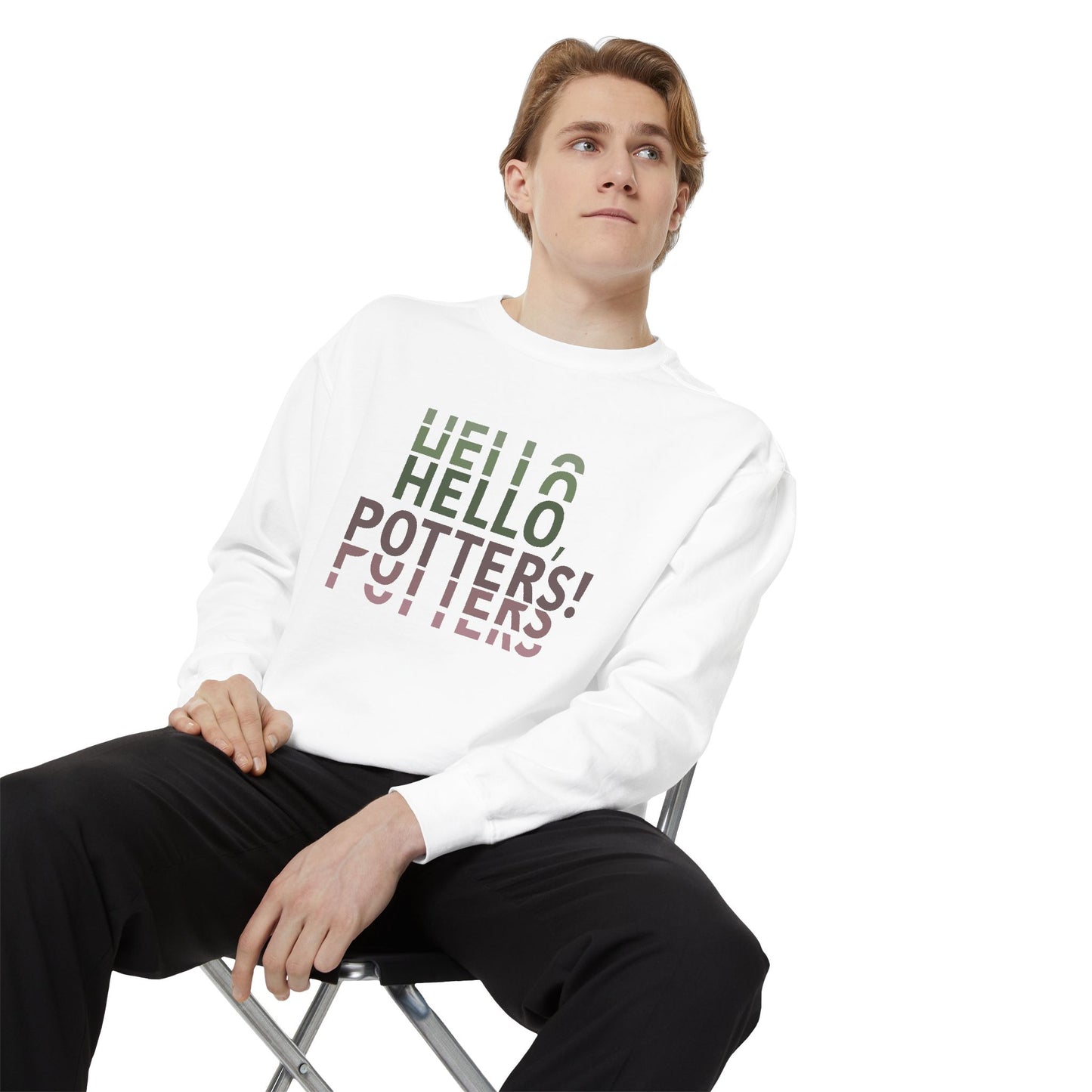 “Hello, Potters!” (Center) Sweatshirt