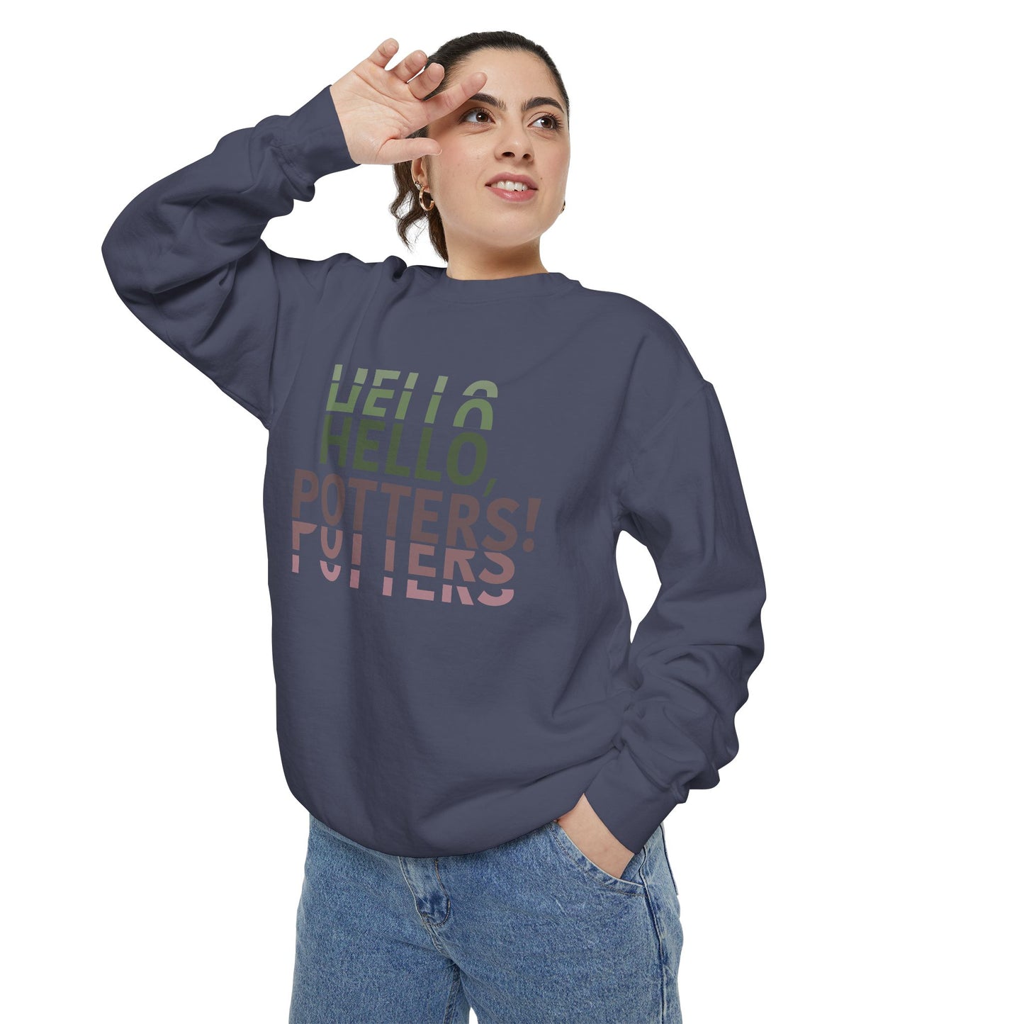 “Hello, Potters!” (Center) Sweatshirt