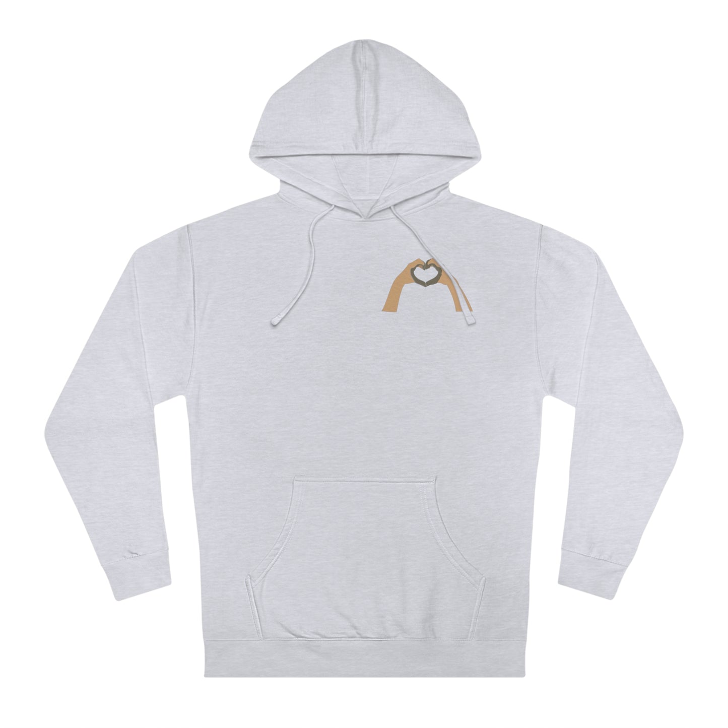 Clay Heart Hands 03 - Pocket Design Hooded Sweatshirt