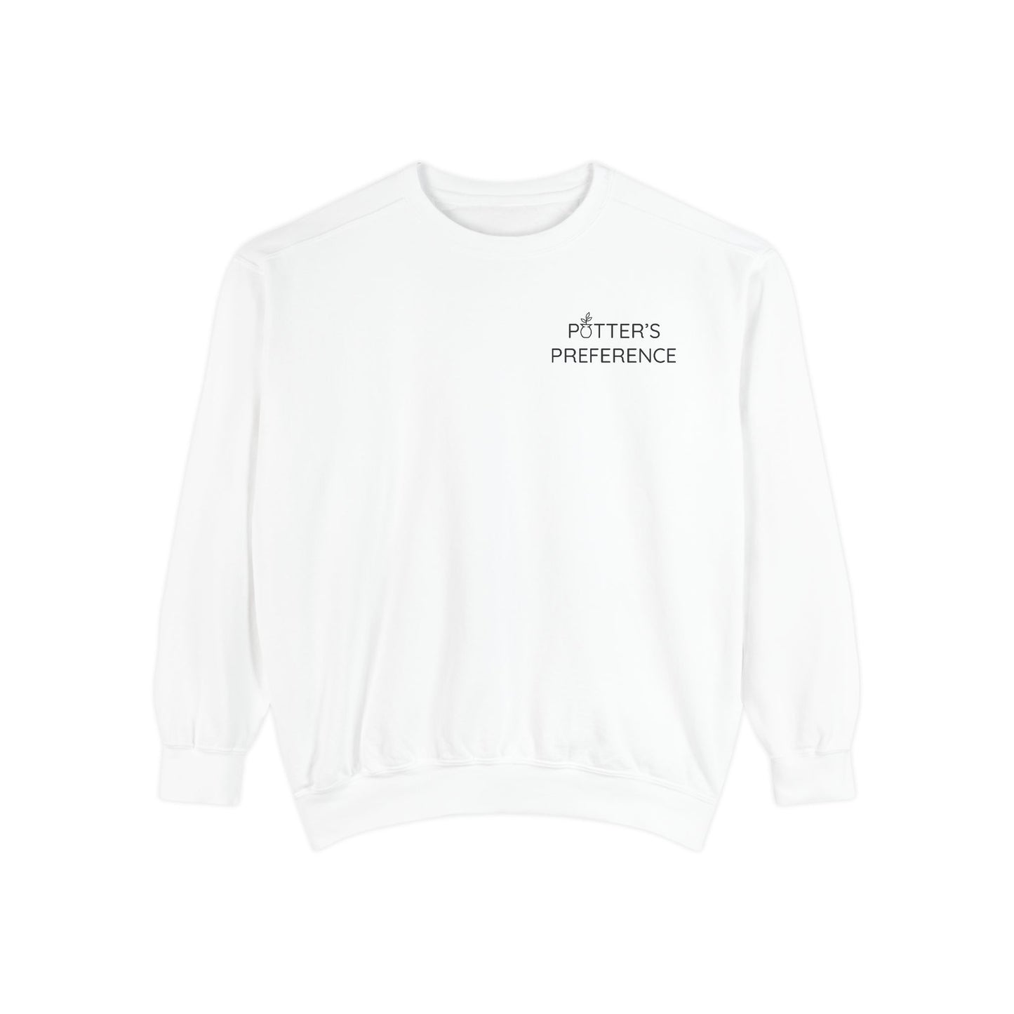 "Potter's Preference" Black Pocket Text Sweatshirt