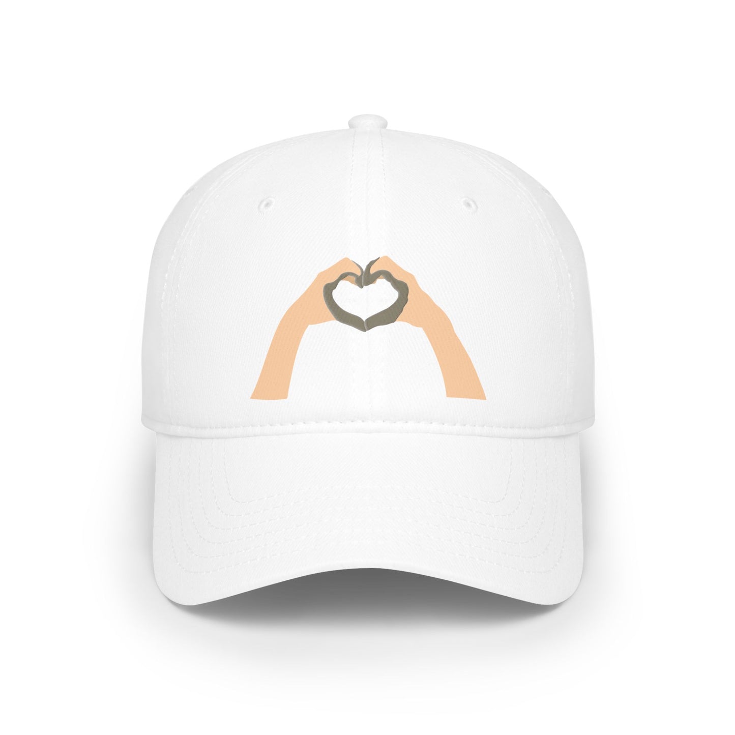 Clay Heart Hands 02 Baseball Cap