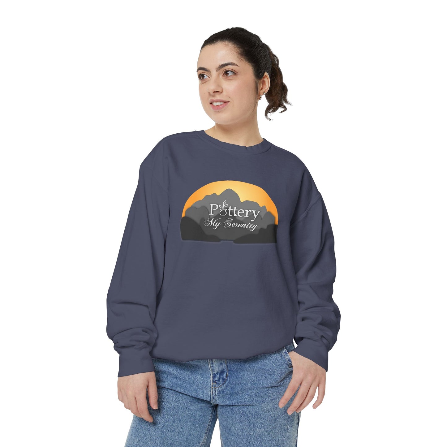 “Pottery My Serenity” Mountain Sweatshirt