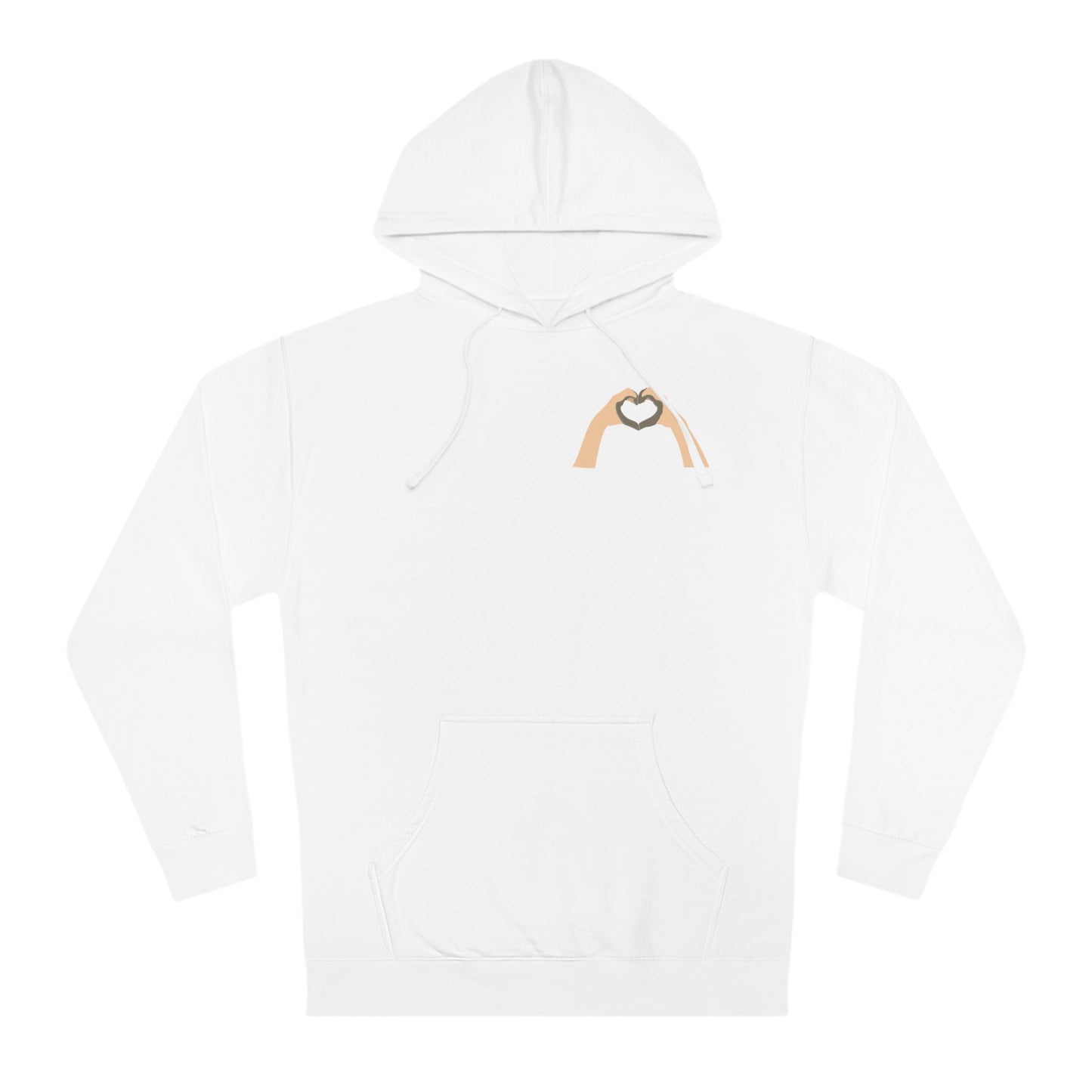 Clay Heart Hands 02 - Pocket Design Hooded Sweatshirt