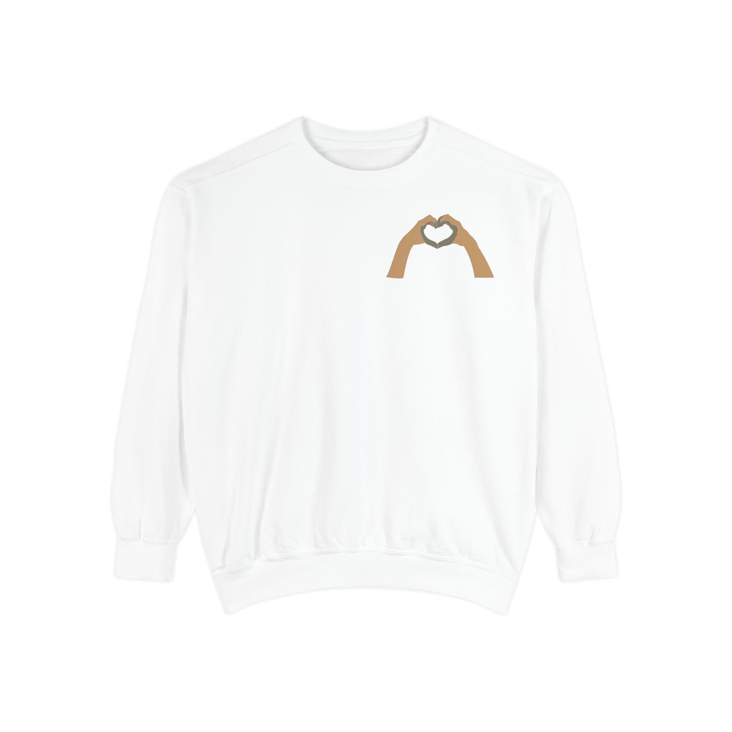 Clay Heart Hands 04 - Pocket Design Sweatshirt