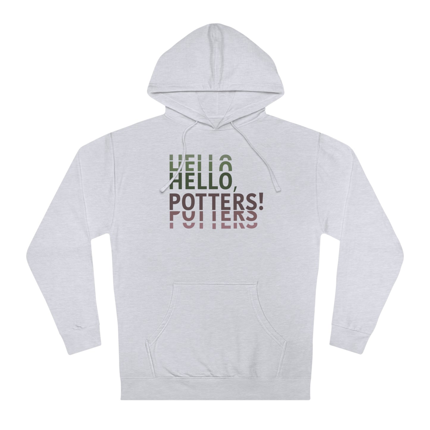 “Hello, Potters!” (Left) - Hooded Sweatshirt