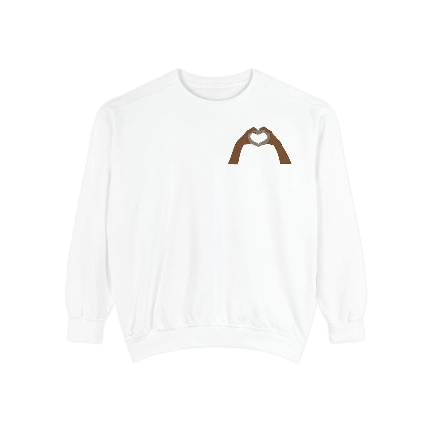 Clay Heart Hands 06 - Pocket Design Sweatshirt