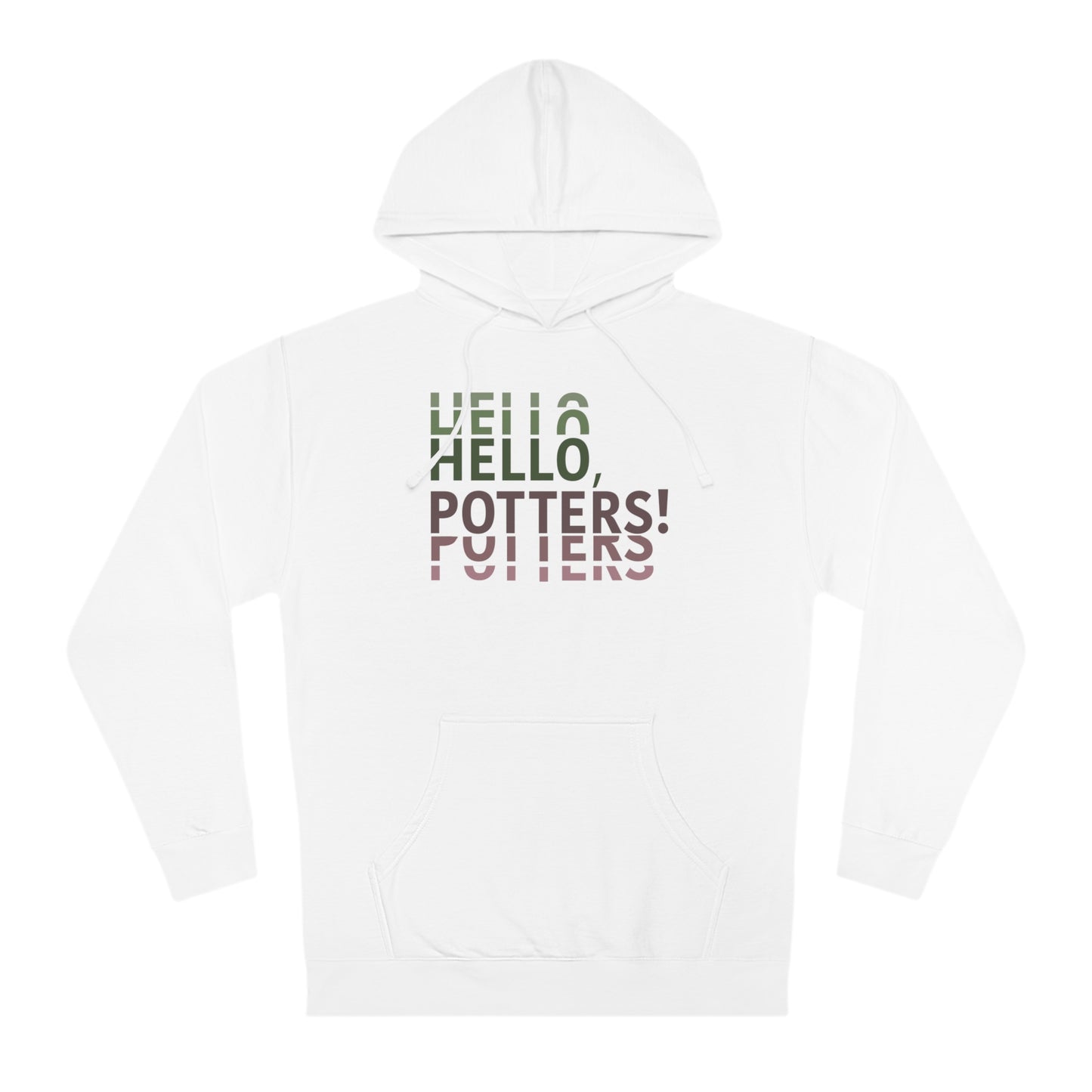 “Hello, Potters!” (Left) - Hooded Sweatshirt