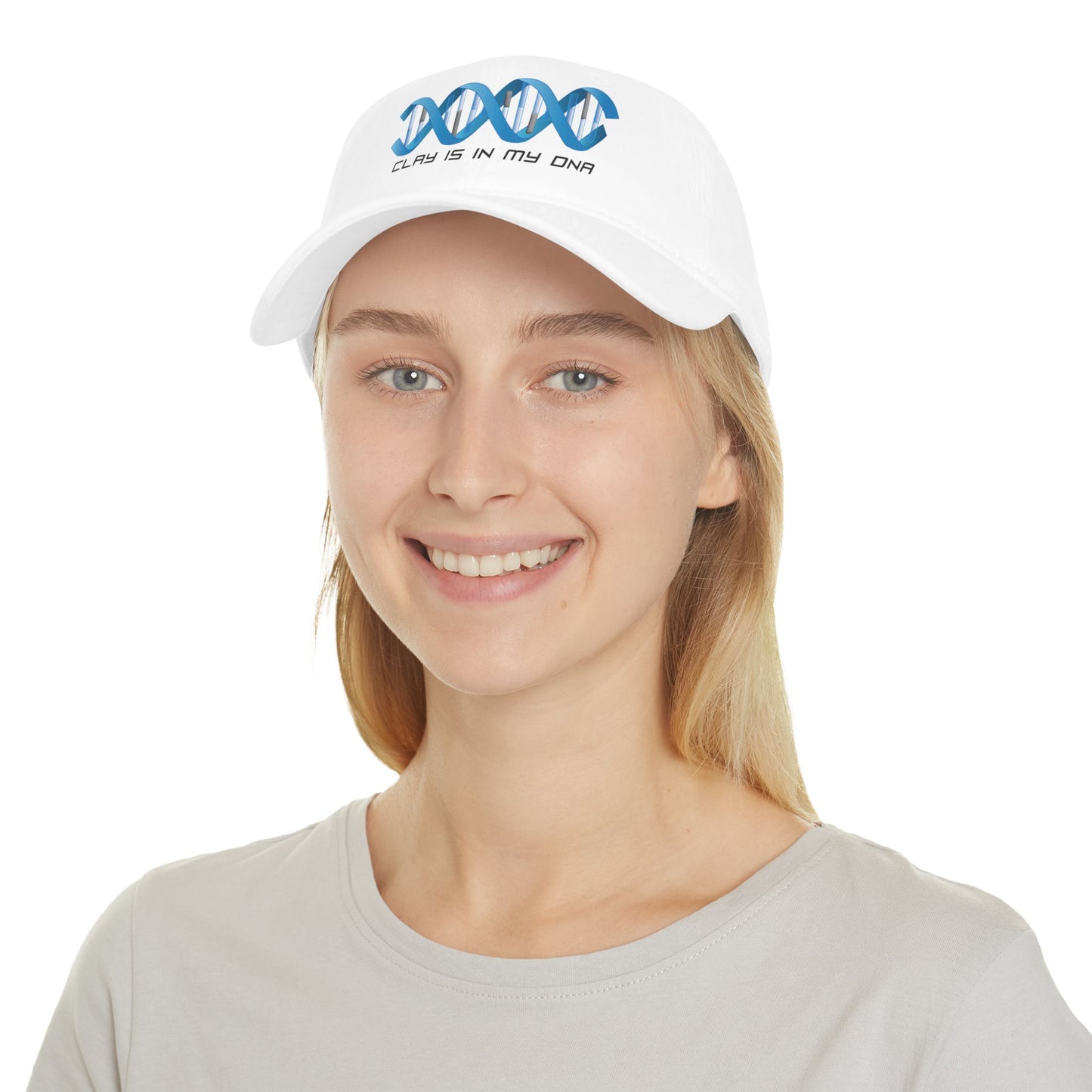 White "Clay Is In My DNA" Baseball Cap